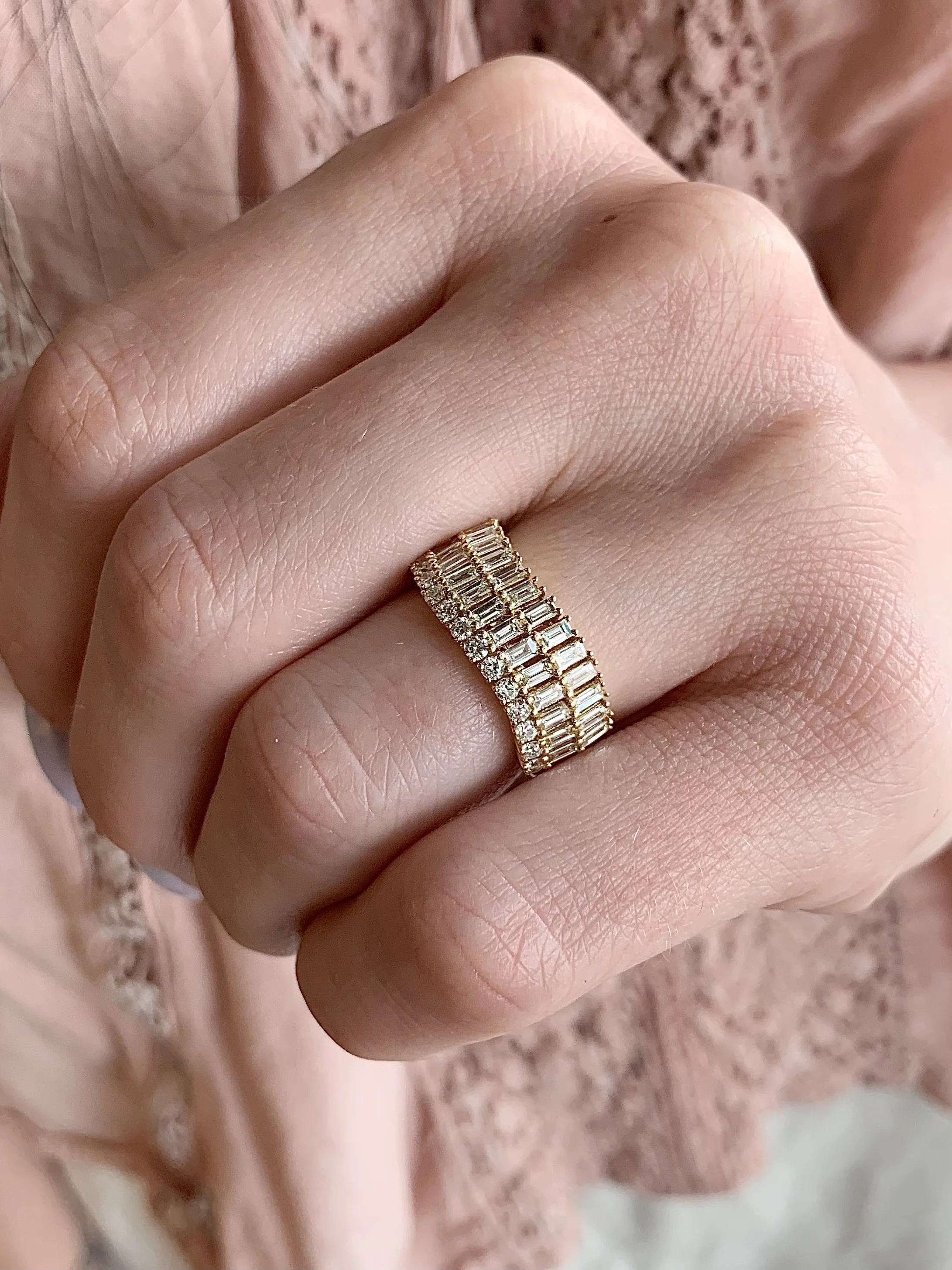 Wave Diamond 18k Yellow Gold Band | Albuquerque | Ooh! Aah